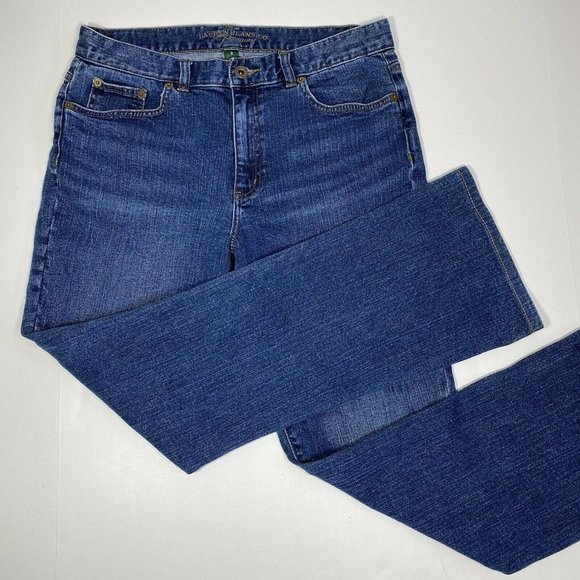 Lauren Ralph Lauren Denim - LRL Ralph Lauren Blue Jeans CO Womens Classic Bootcut Dark Wash Size 8 Jeans